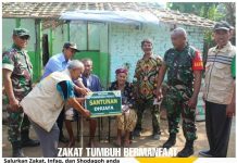 BAZNAS Ponorogo kembali salurkan bantuan Rehab Rumah, Santunan dhuafa dan Bantuan Beasiswa bagi siswa kurang mampu di Desa Gandu Mlarak Ponorogo