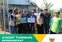 BAZNAS Ponorogo Kembali berikan Bantuan Dana untuk Rehab Rumah Ibu Ijah, Desa Kori Sawoo