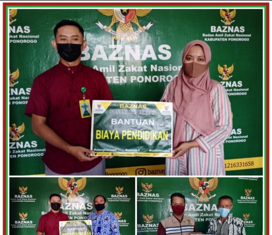 Mendorong motivasi belajar Siswa, BAZNAS Ponorogo salurkan bantuan Beasiswa Pendidikan