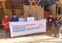 BAZNAS Ponorogo Salurkan Bantuan Bedah Rumah di Puncak Gunung, Begini Ungkap Siti Asiyah